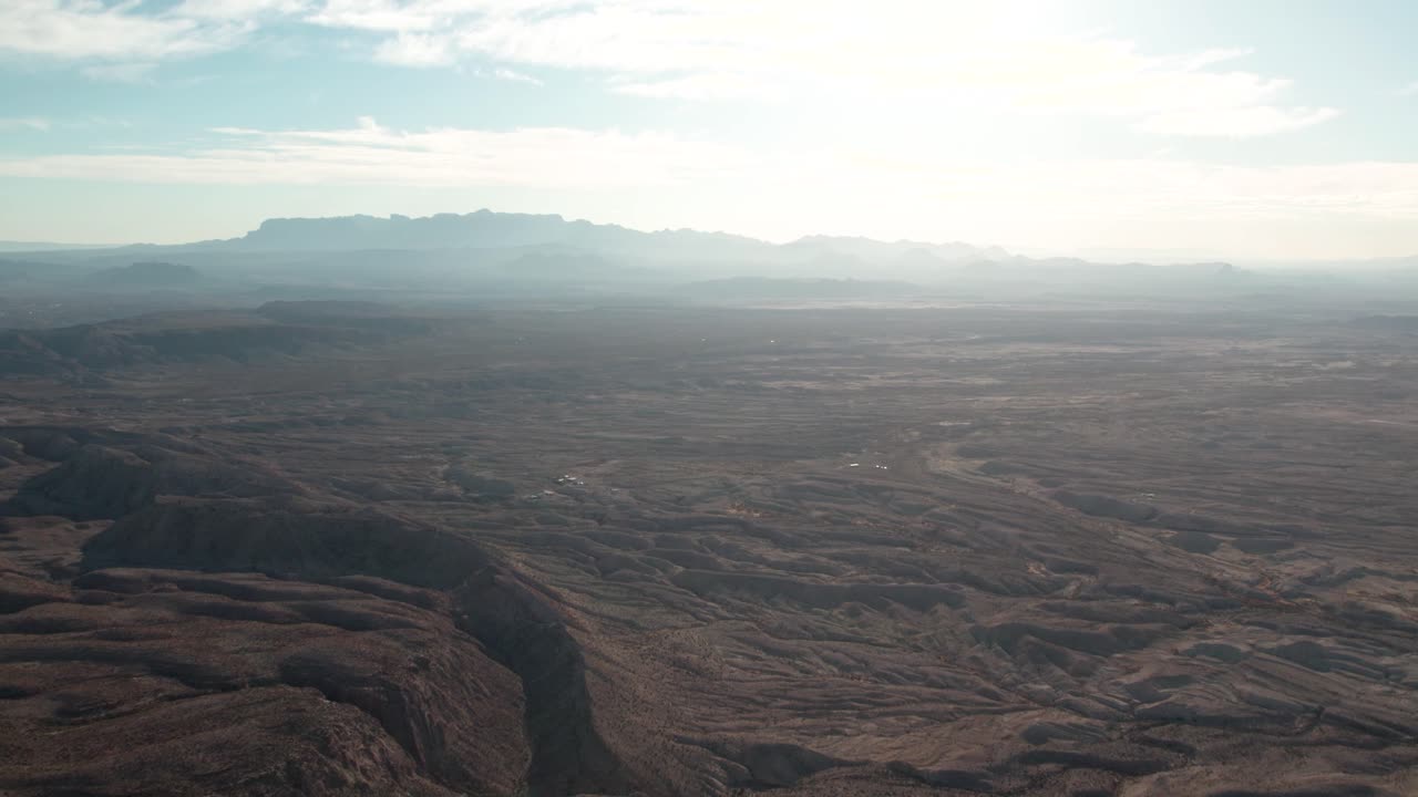 Desert drone shot in Texas