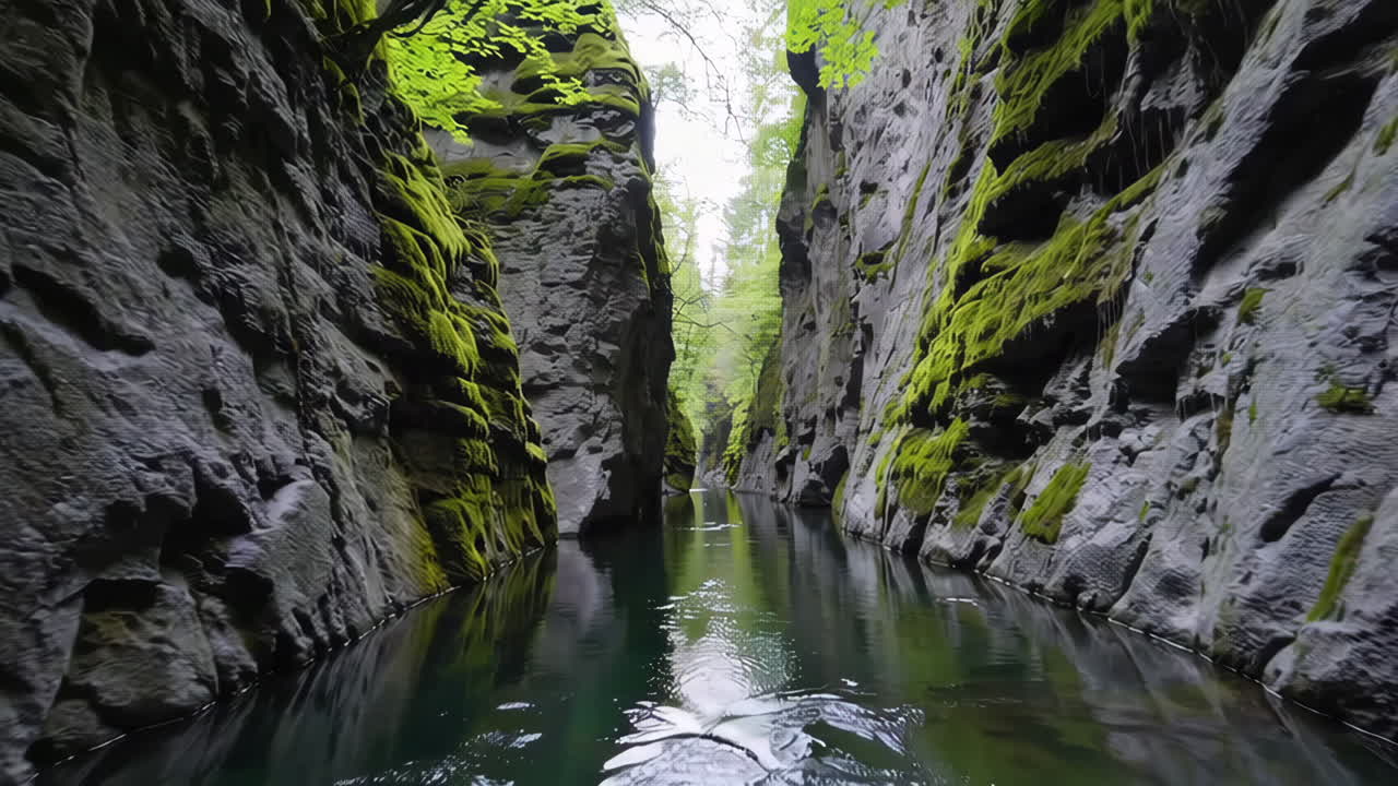 Serene Canyon River Gorge
