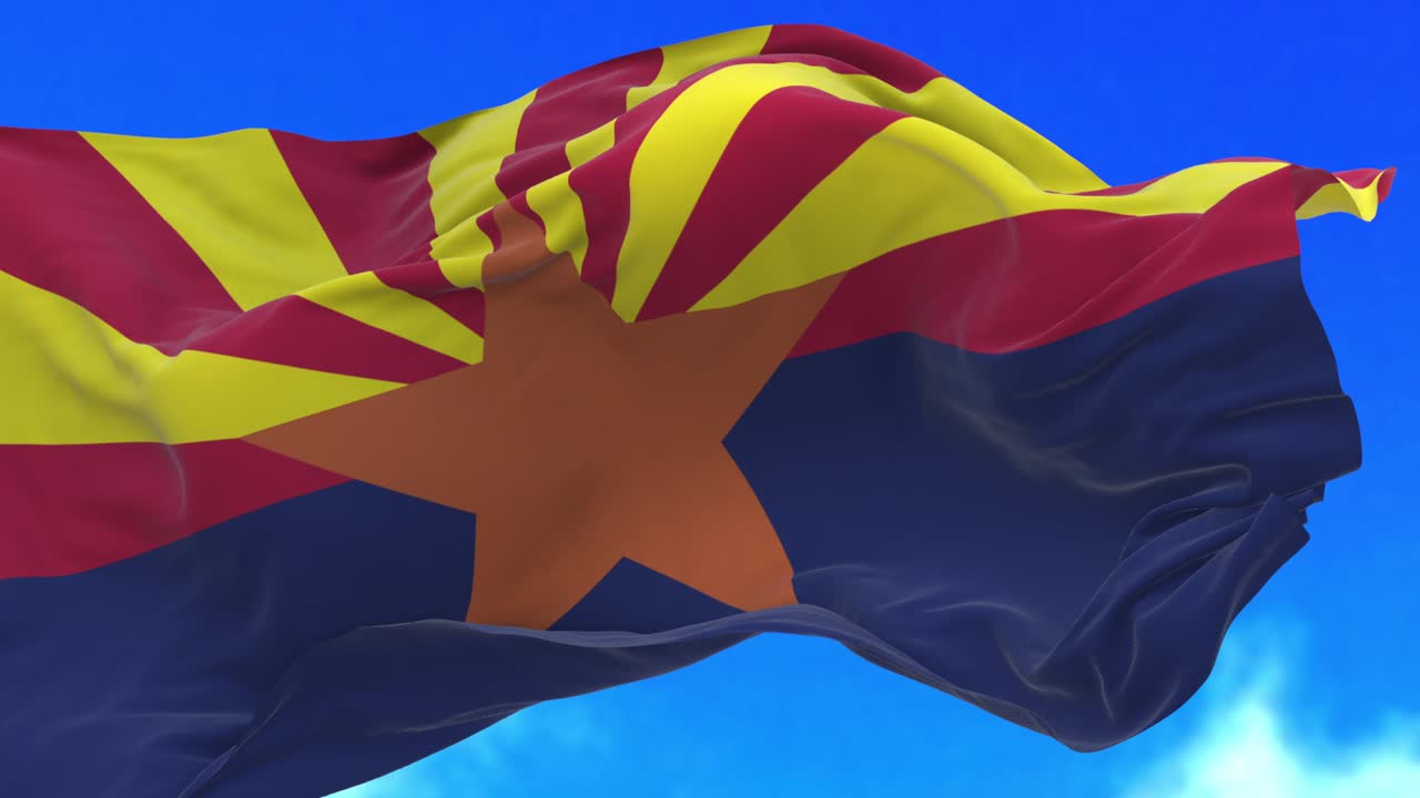 Bandiera dello stato dell'Arizona.
