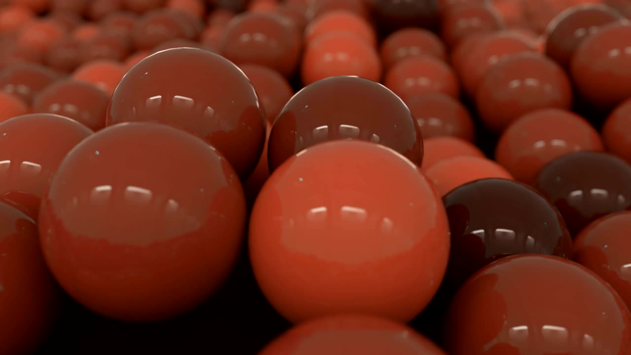 4k moléculas de esferas abstractas.