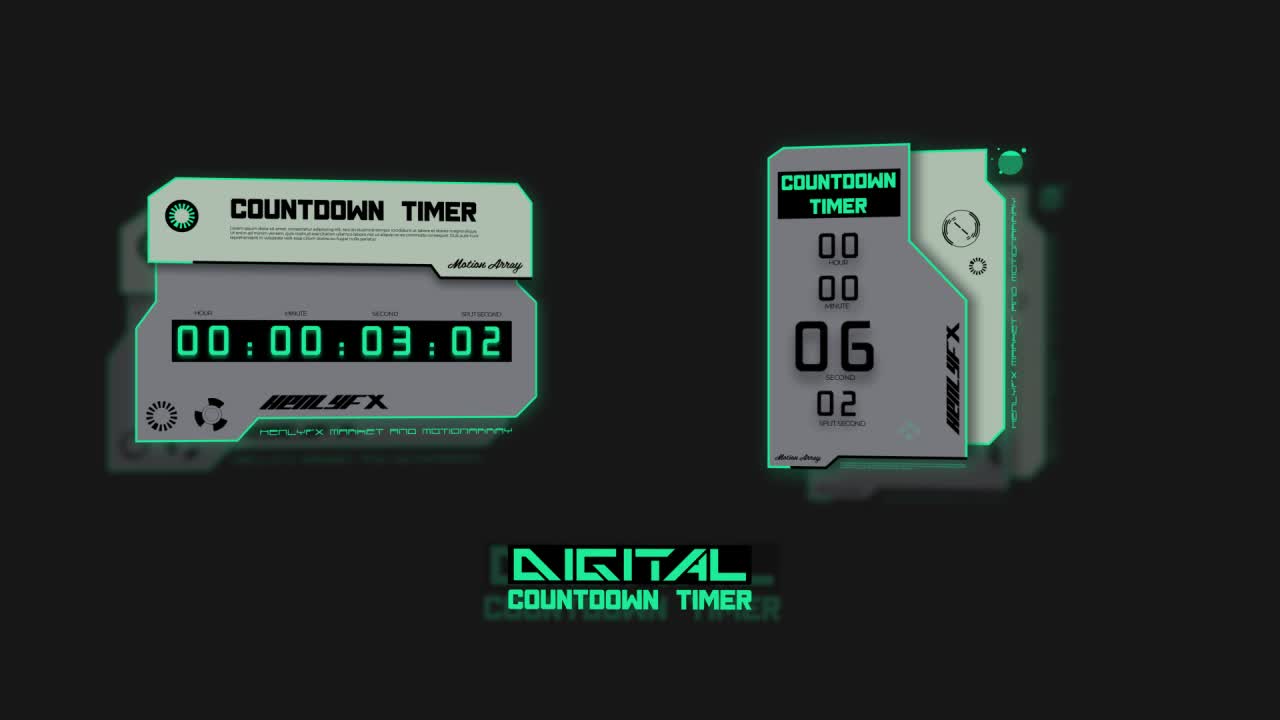 Digital Countdown Timers