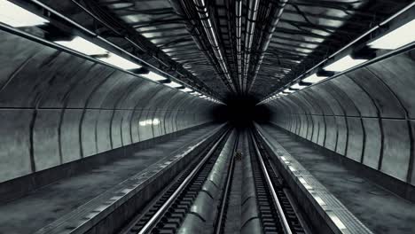 túnel subterráneo vacío