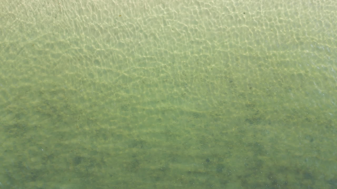Shallow Blue Sea Water - Top View