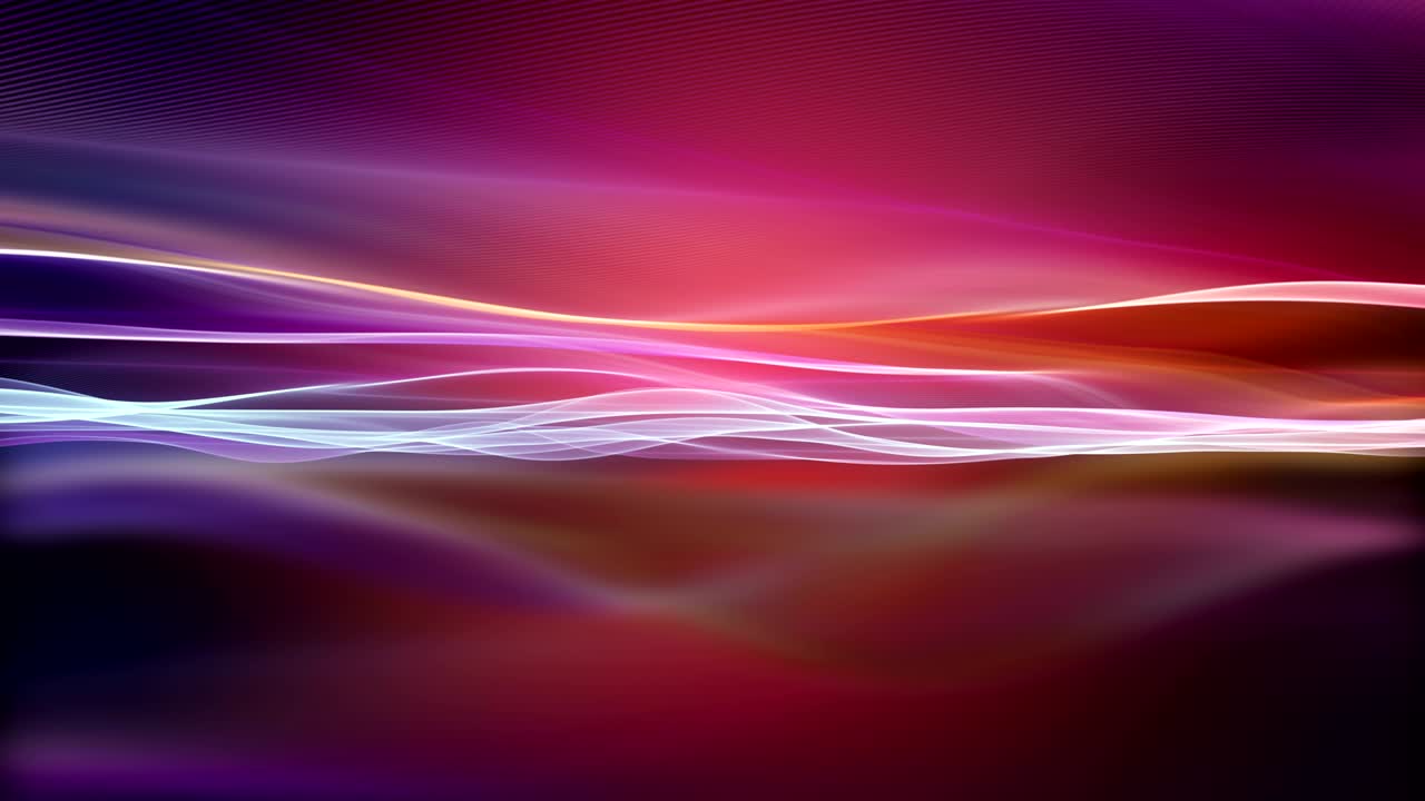 Fantastic animation with wave object in slow motion, 4096x2304 loop 4K