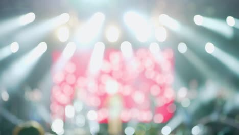 multicolored light at a music festival. stage lighting. light show