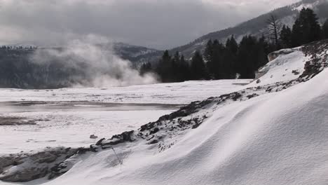 The-Camera-Captures-The-Wind-Blowing-The-Steam-Rising-From-The-Hot-Springs'-Terraces