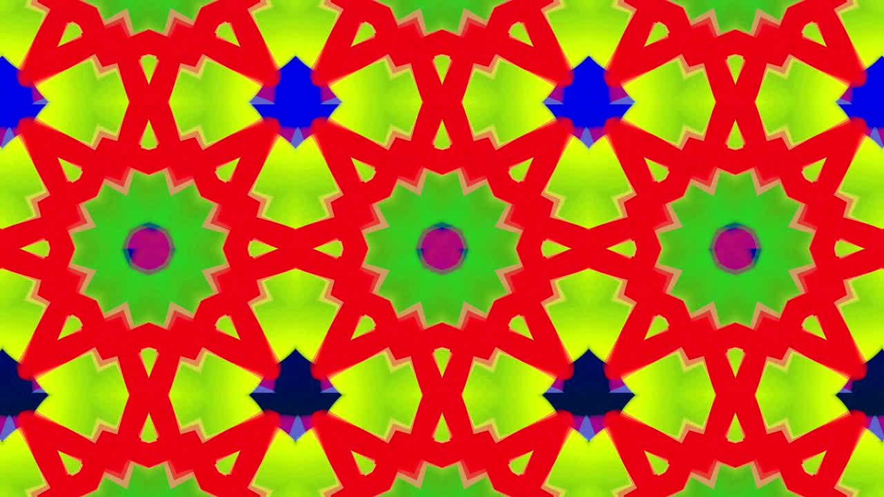 Animazione di forme astratte che si muovono con movimento ipnotico su sfondo blu