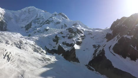 imágenes aéreas, rakaposhi pakistán