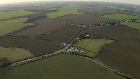Luftaufnahme-Der-Grünen-Felder,-Essex,-Großbritannien