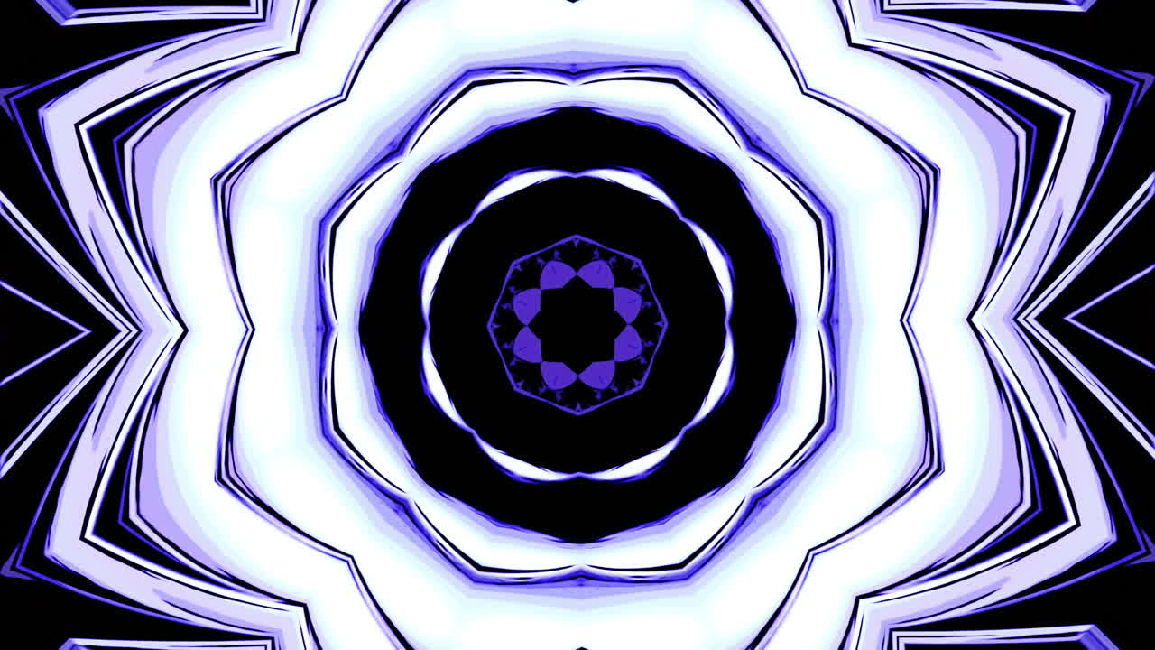 diseño abstracto de mandala púrpura y azul