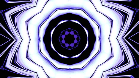 disegno astratto di mandala viola e blu