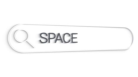 la recherche d'informations sur l'espace dans le navigateur internet. la saisie d'une ligne de recherche sur l'ordinateur. le concept de réseautage de l'information de données avec une barre de recherche vide.