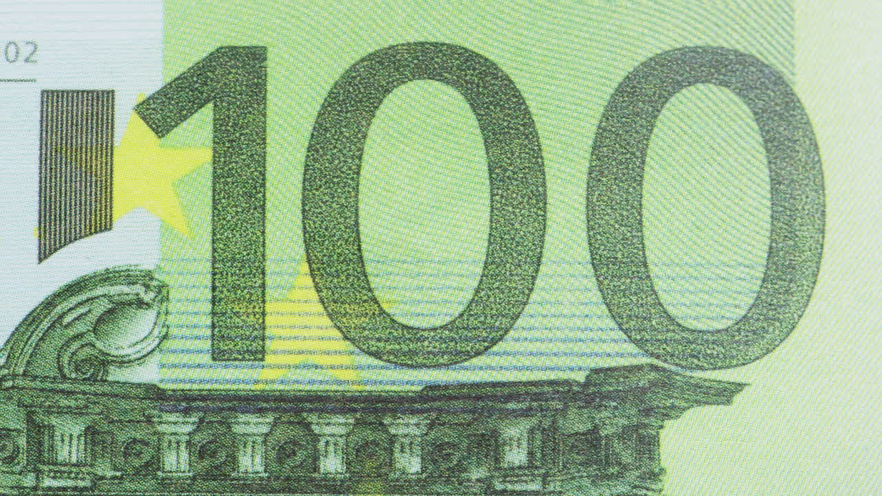 Burning Euro Currency