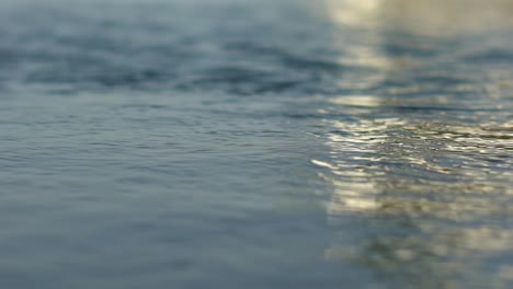 close-up of calm water with reflections