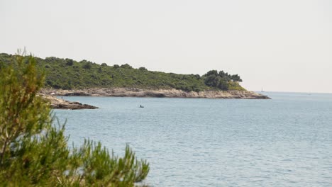 a quiet rocky coastline