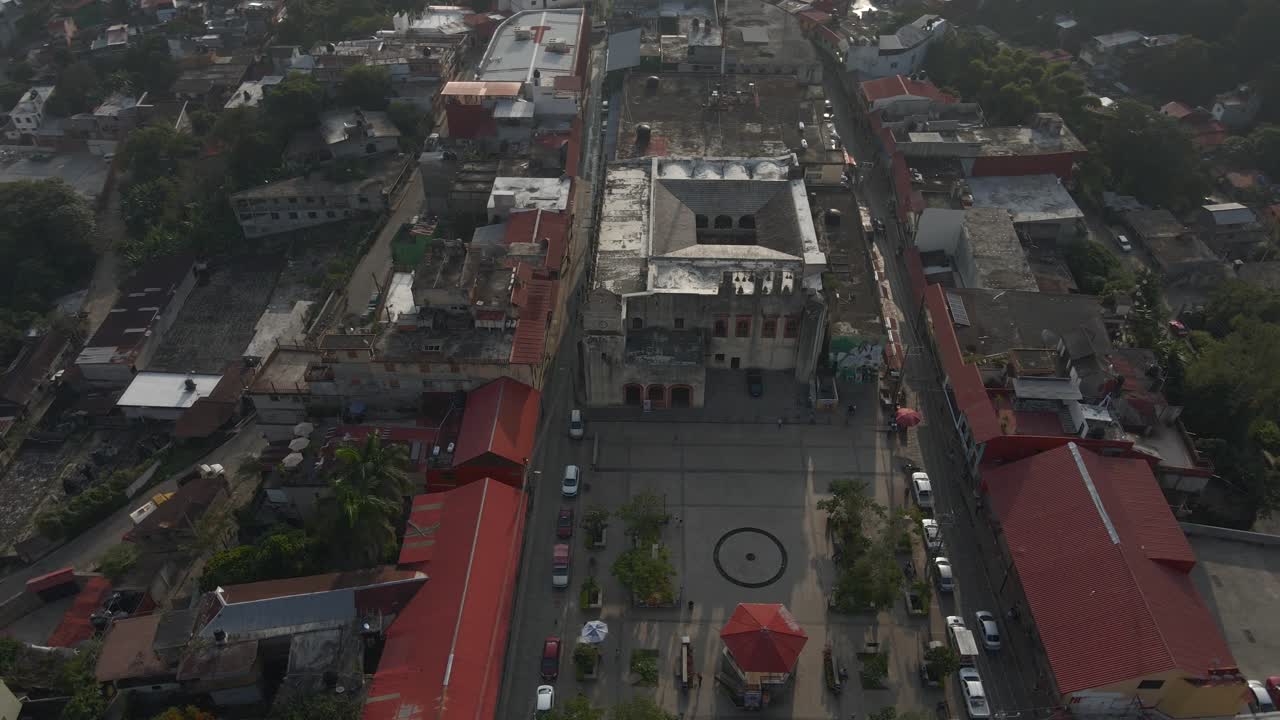 xilitla centro de méxico américa latina ciudad auténtica vuelo aéreo, cinematográfico