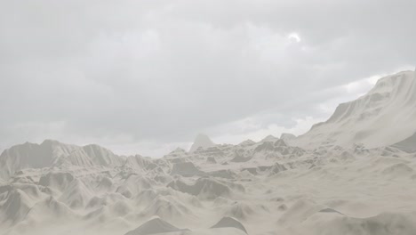 ufos over a desert landscape