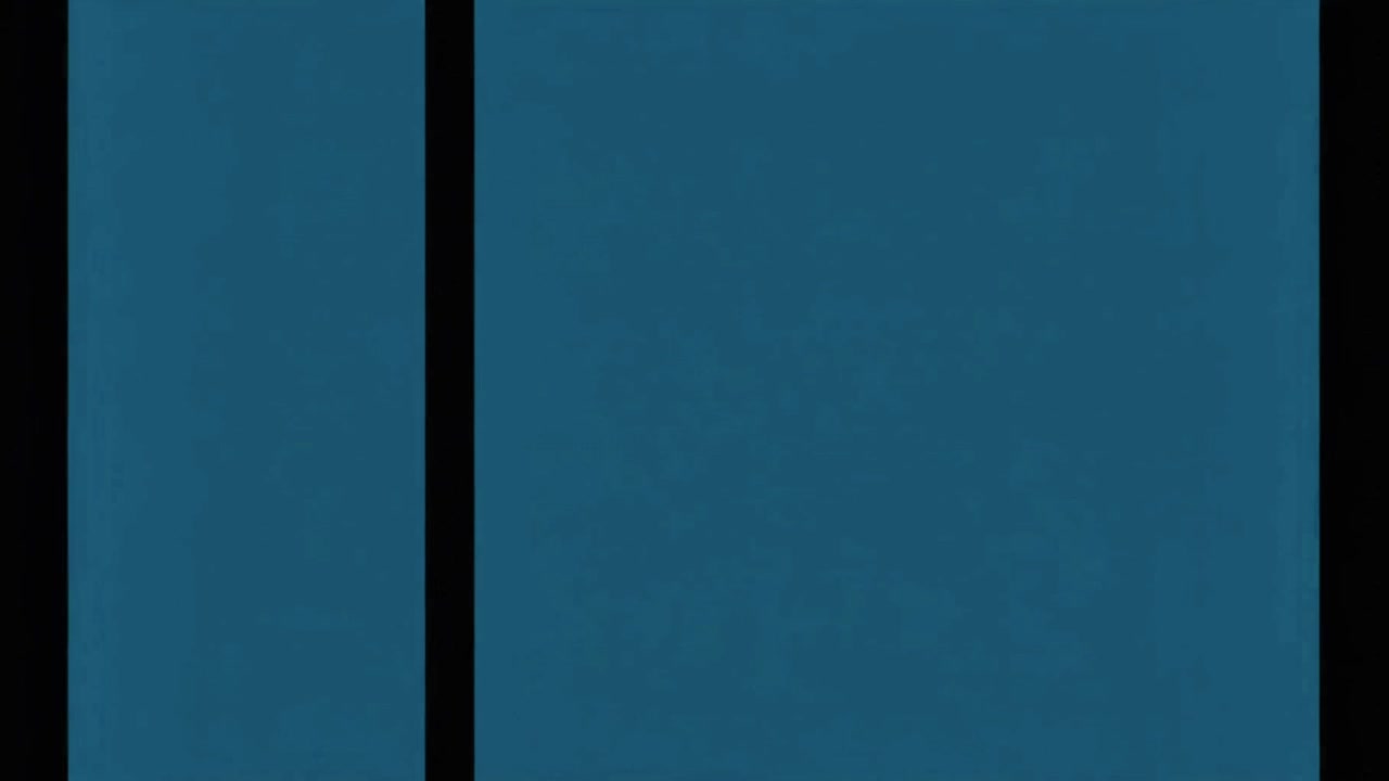Abstract Blue Rectangular Shapes Shrinking into Black Background