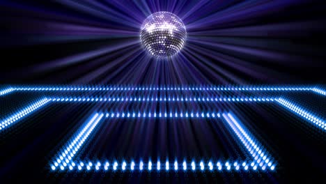 bola de espejo disco luces club de baile fiesta brillo de fondo