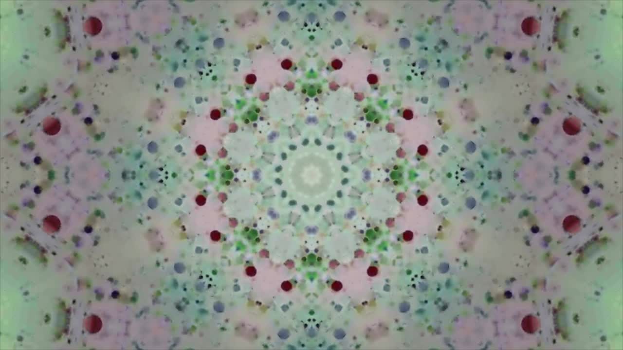 Sfondo caleidoscopico colorato in 4K