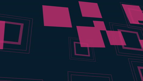 captivating pink and black grid pattern on dark blue background