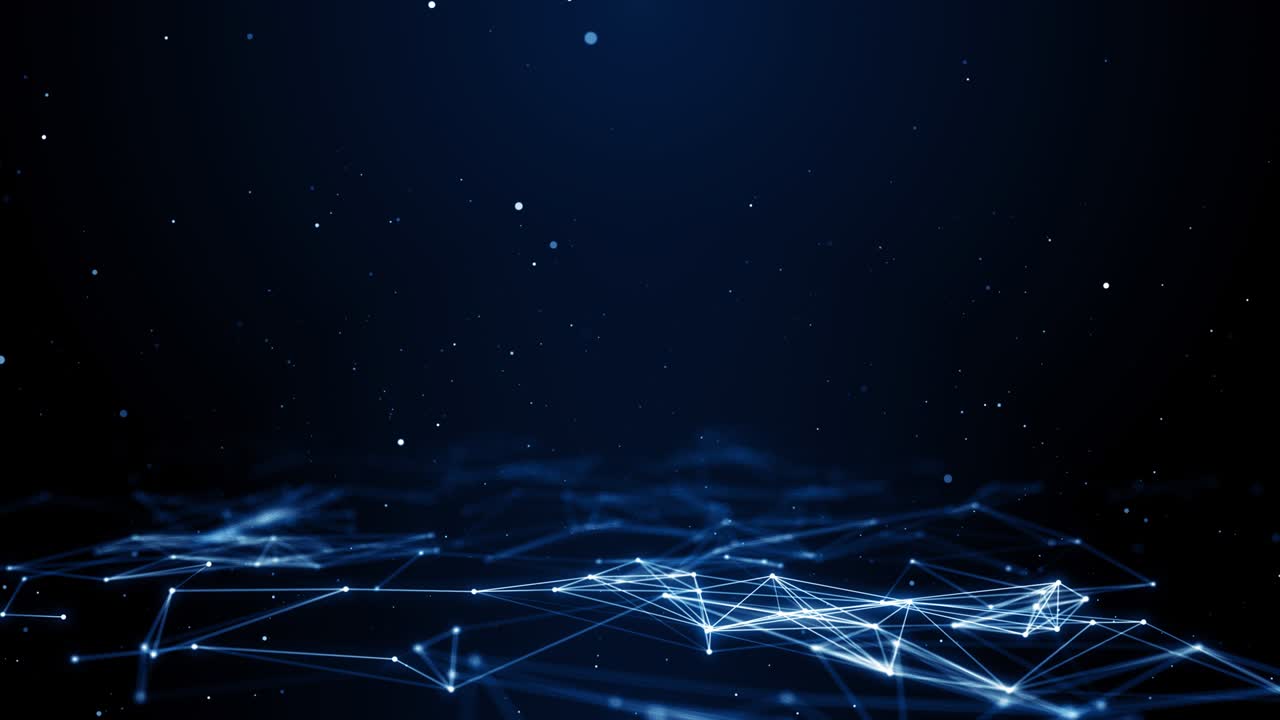Plexus abstract network titles technology science background loop