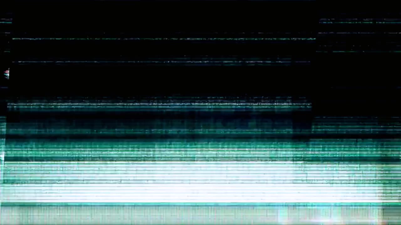 Digital Glitch and Static Interference Effect