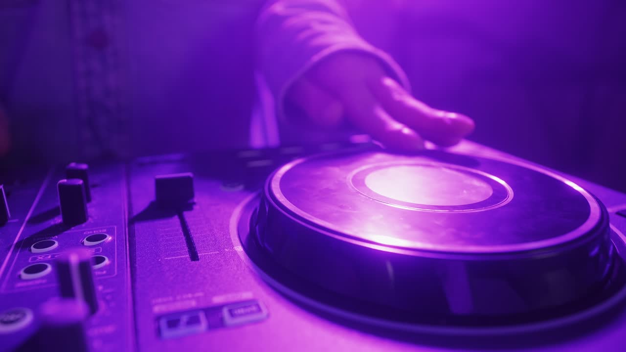 DJ Playing Music at a Club