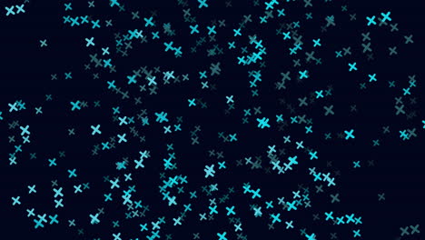 Blue-dotted-cross-on-black-versatile-design-for-multiple-uses