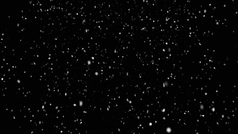 fondo abstract loopable con buena caída de nieve nevada partículas de copo de nieve bucle sin problemas animación de pantalla negra alfa verde