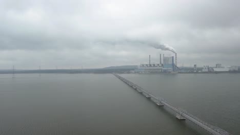 aerial-footage-of-Pątnów-Power-Station-in-Poland-northern-suburbs-of-Konin