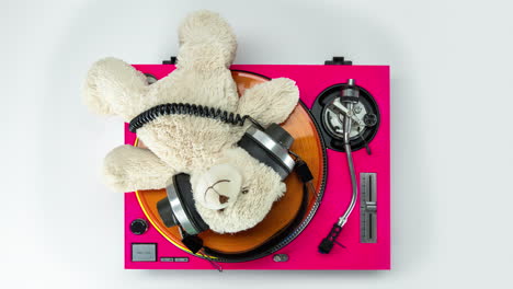 teddy bear dj