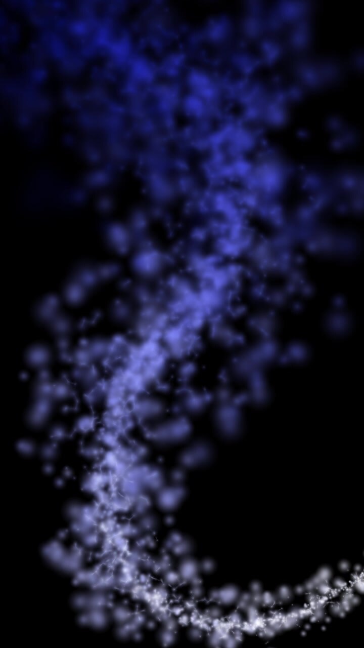 Abstract Blue and White Explosion