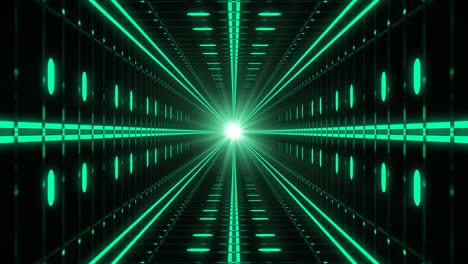 túnel de tecnología abstracta en bucle