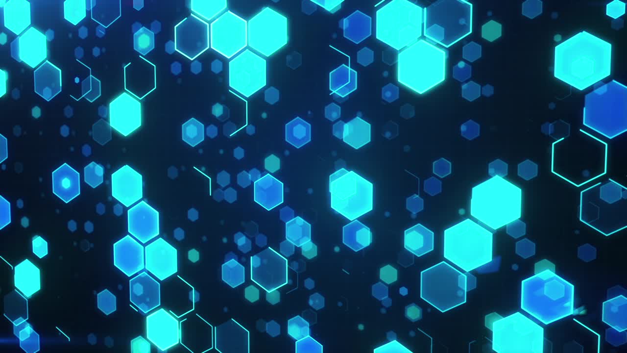 fondo hexagonal abstracto