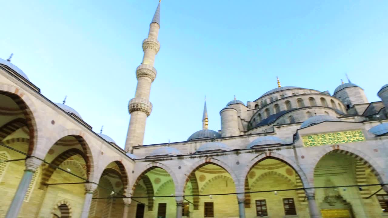estambul. mezquita del sultán ahmet, también conocida como mezquita azul.