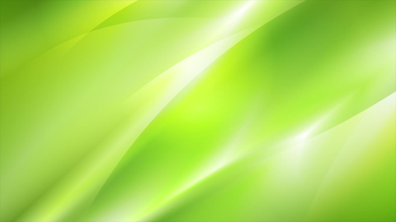 fondo de movimiento de tecnología abstracta de rayas y ondas lisas de color verde brillante