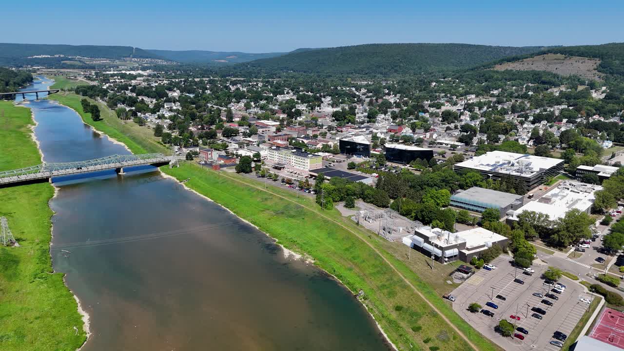 corning new york, aerial drone