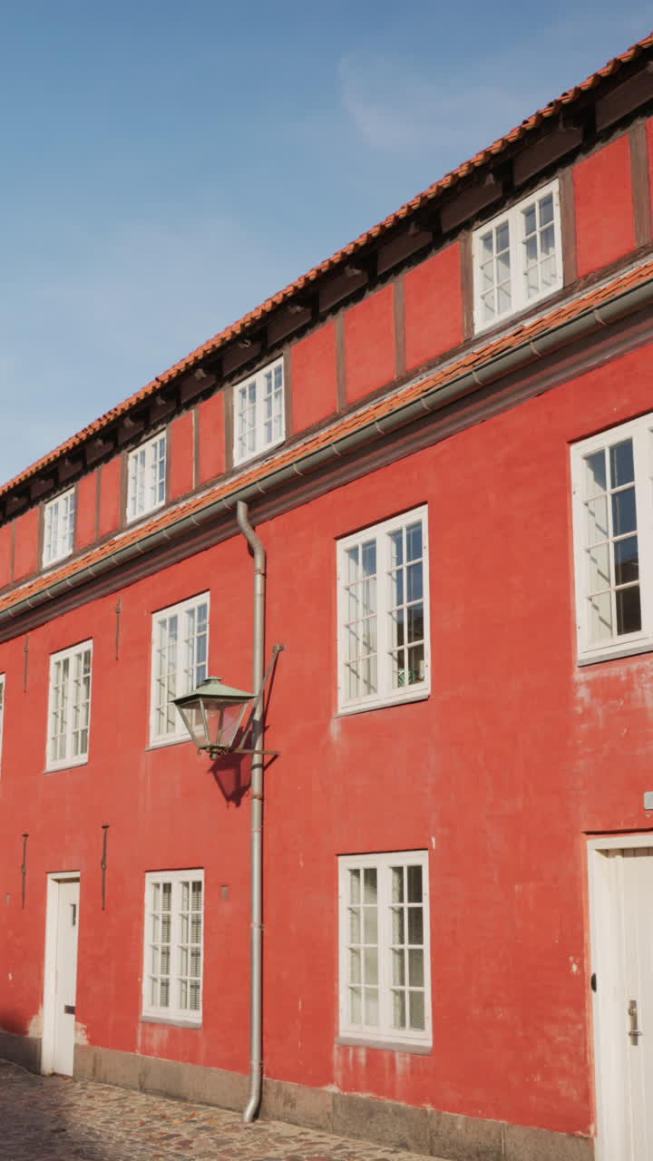 View of the Kastellet Citadel in the city centre of Copenhagen, Denmark. Vertical