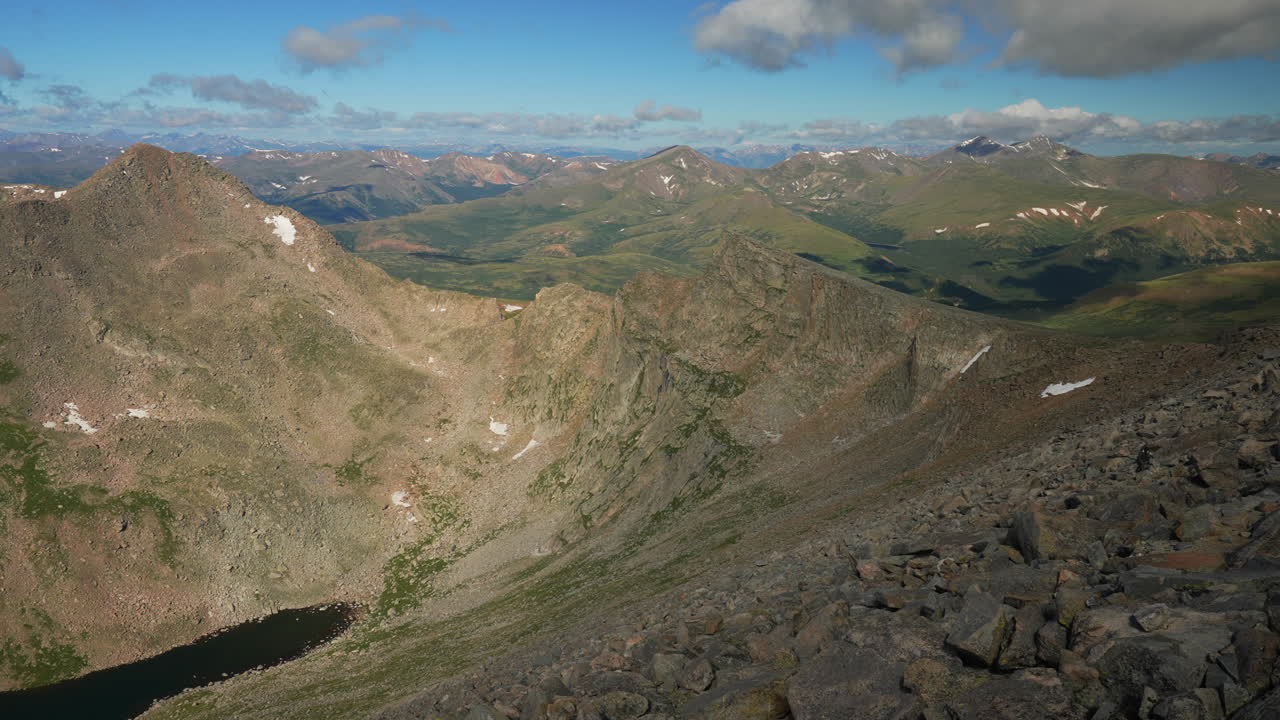 영화 속의 늦은 아침 풍경 에반스 산 비어스타트 덴버 시카고 에코 호수 14er 프론트 레인지 산맥 로키 마운틴 아이다호 스프링스 넓은 경치 풍경 왼쪽으로  ⁇