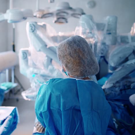 medical operation involving robot