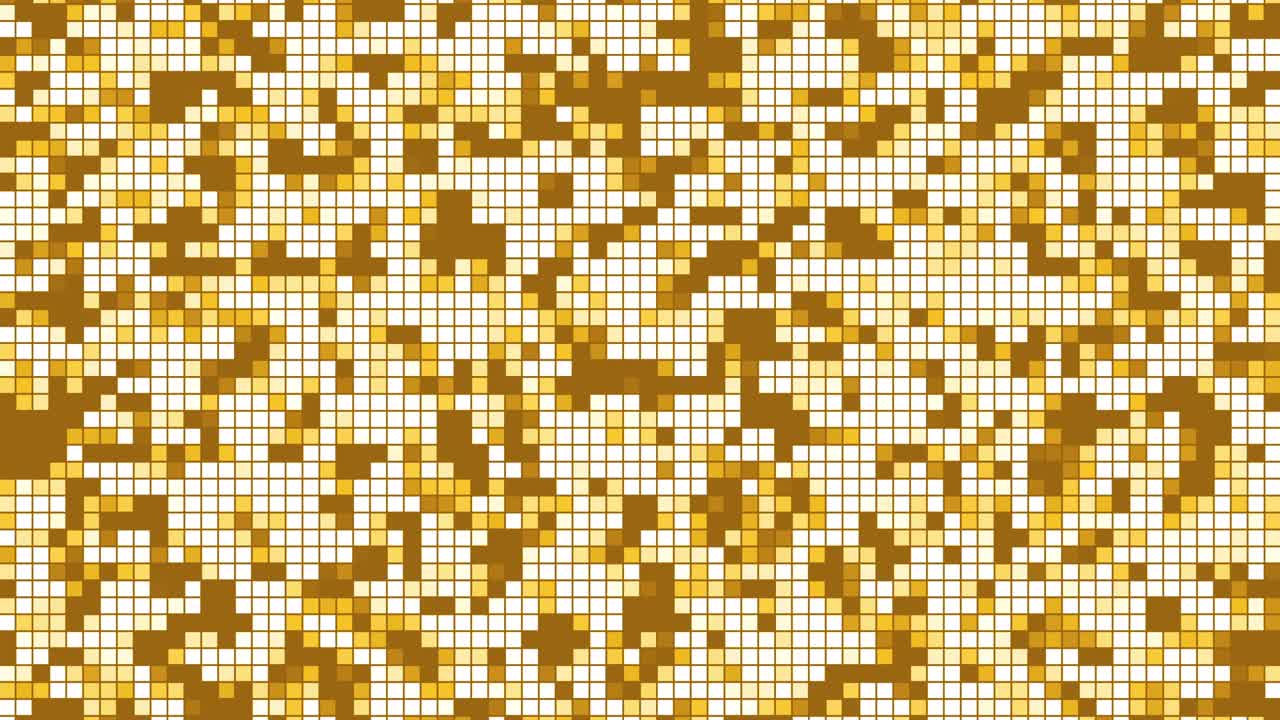 fondo de animación de partículas fractales brillantes