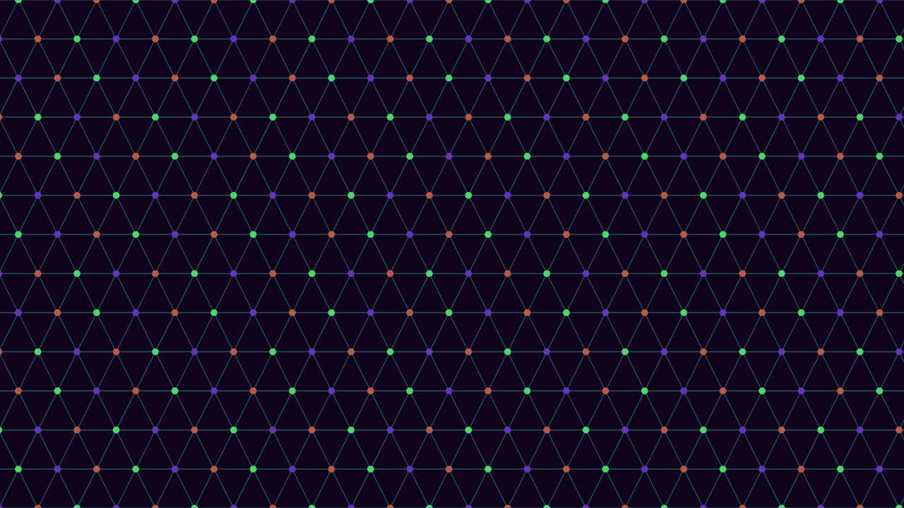 다이아몬드 모양 을 형성 하는 색 의 점 들 이 있는 패턴 이 있는 격자