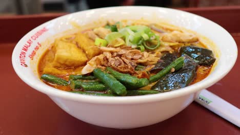 delicious noodle dish served at melbourne market