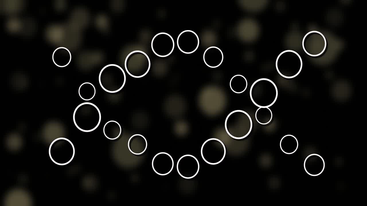 검은 바탕에 dna 줄무와 반점의 애니메이션