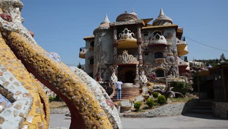 destino de viaje turístico de líbano - palacio de bakhoun del castillo de los sueños