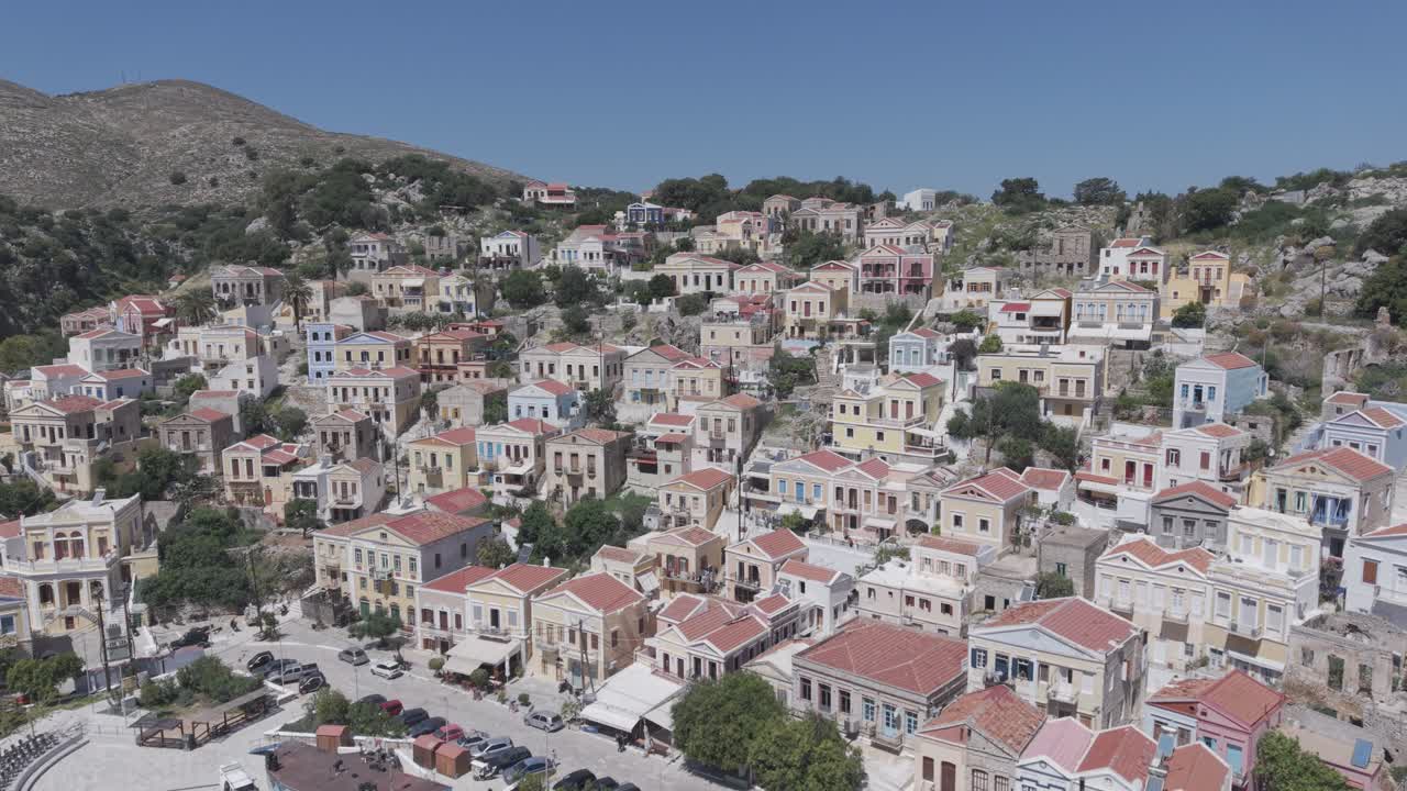 Symi is a Greek island, part of the Dodecanese island group. It’s known for its beaches, an annual music festival and for the harbor at Symi Town, surrounded by colorful neoclassical houses.