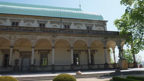 Queen Anne&#039;s Summer Palace or Belvedere in The Royal Garden At Prague Castle In Czech Republic