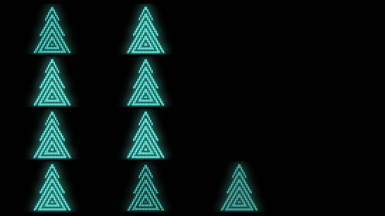 el patrón de los árboles de Navidad