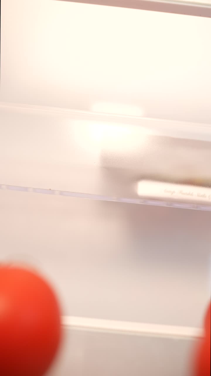 은 물체와 사람과 함께 냉장고 내부
